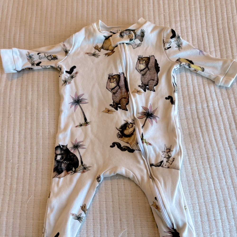 Pottery Barn Kids Where the Wild Things Are One piece 0 - 3 months